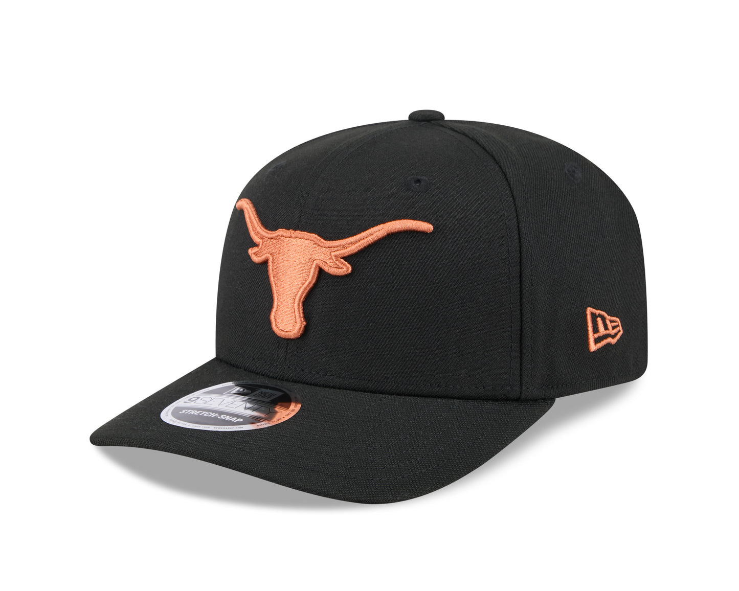 Texas Longhorns New Era Black 9SEVENTY Adjustable Hat