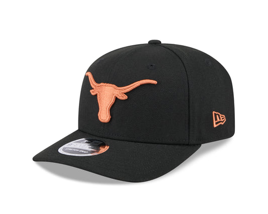 Texas Longhorns New Era Black 9SEVENTY Adjustable Hat