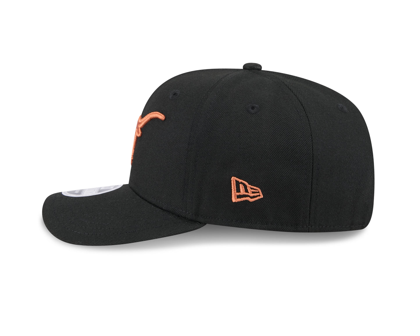 Texas Longhorns New Era Black 9SEVENTY Adjustable Hat