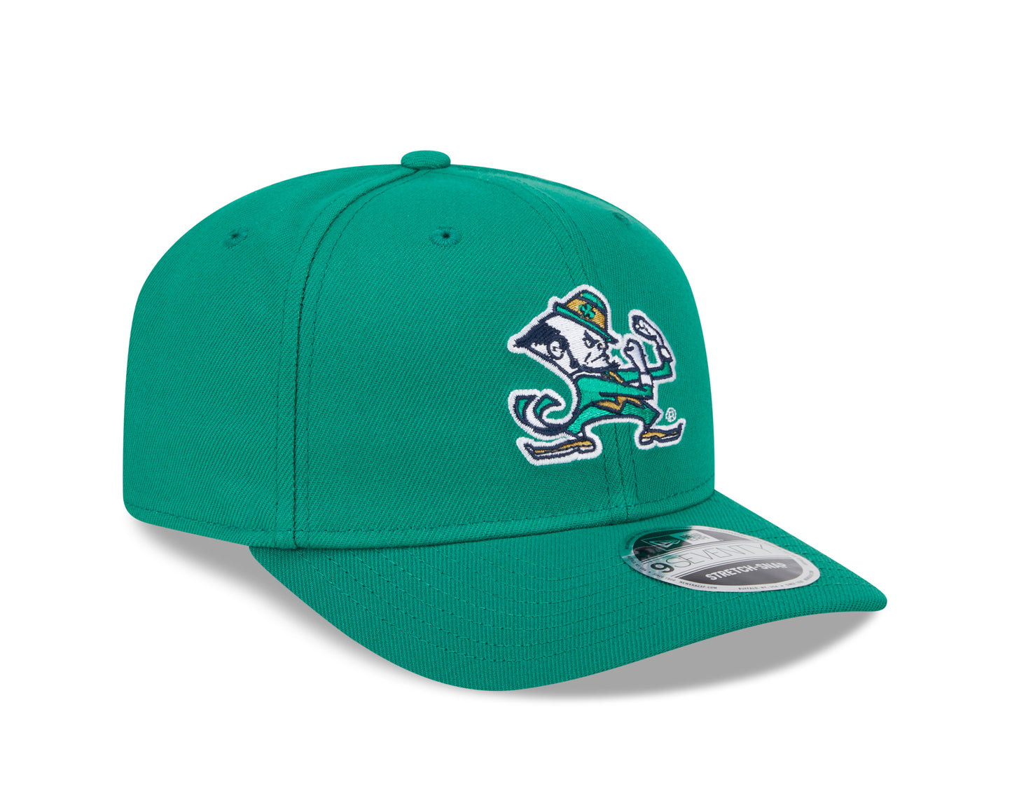 Notre Dame Fighting Irish Mascot New Era Green 9SEVENTY Adjustable Hat