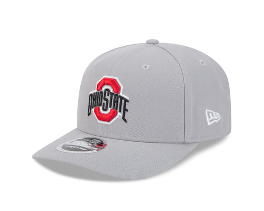 Ohio State Buckeyes New Era Gray 9SEVENTY Adjustable Hat