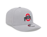 Ohio State Buckeyes New Era Gray 9SEVENTY Adjustable Hat - Pro Jersey Sports