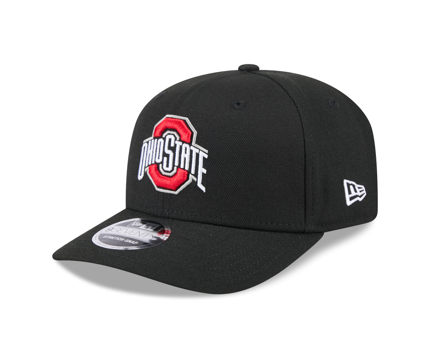 Ohio State Buckeyes New Era Black 9SEVENTY Adjustable Hat