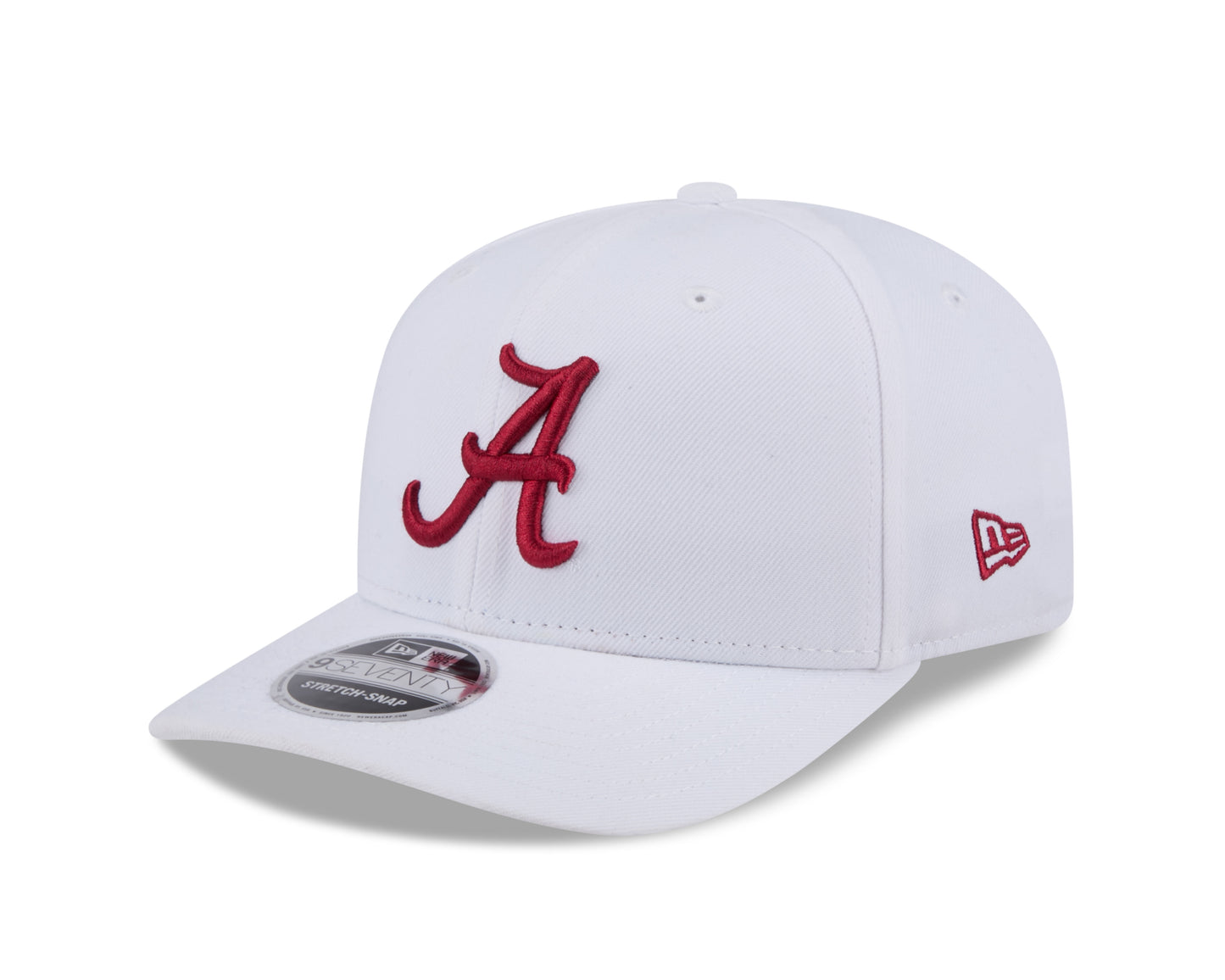 Alabama Crimson Tide New Era White 9SEVENTY Adjustable Hat