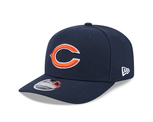 Chicago Bears New Era 9SEVENTY Navy Secondary Logo Adjustable Cap