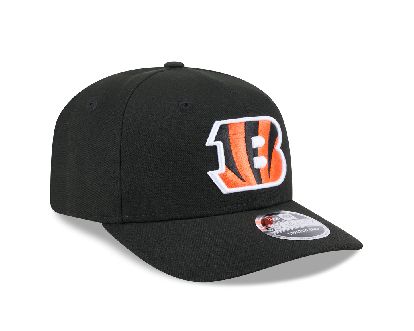 Cincinnati Bengals New Era Black 9SEVENTY Adjustable Hat