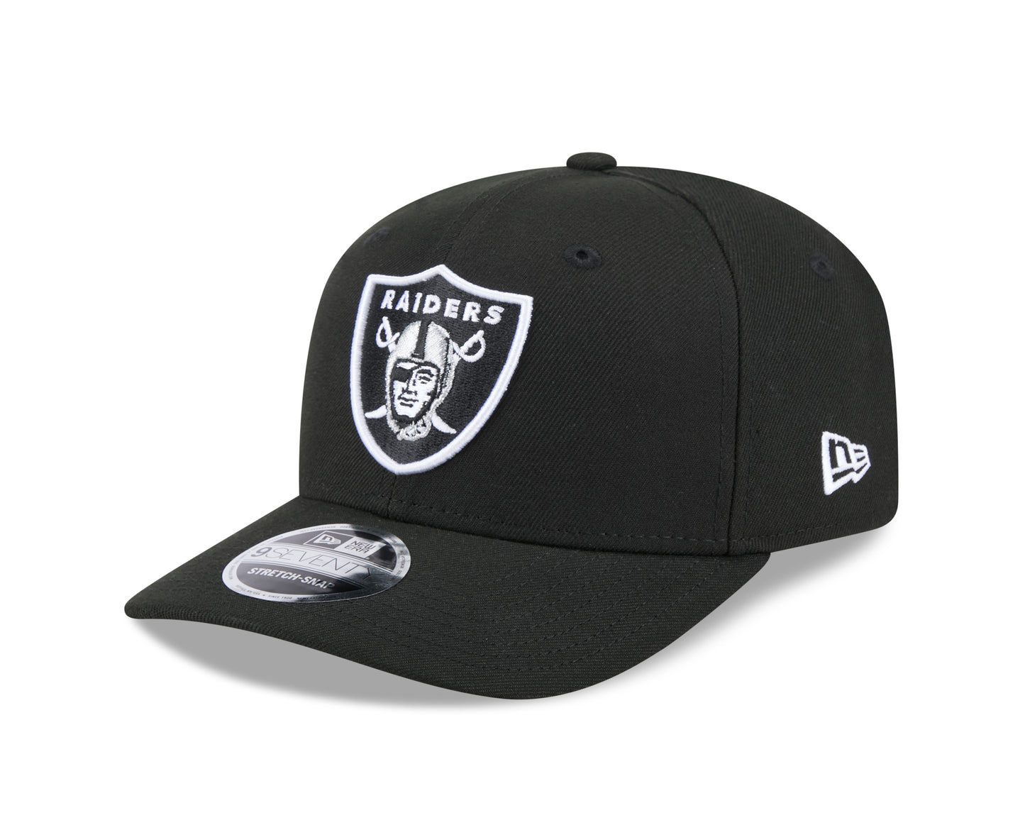 Las Vegas Raiders New Era Black 9SEVENTY Adjustable Hat