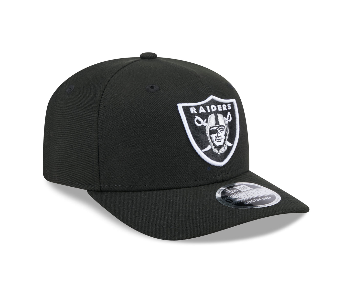 Las Vegas Raiders New Era Black 9SEVENTY Adjustable Hat