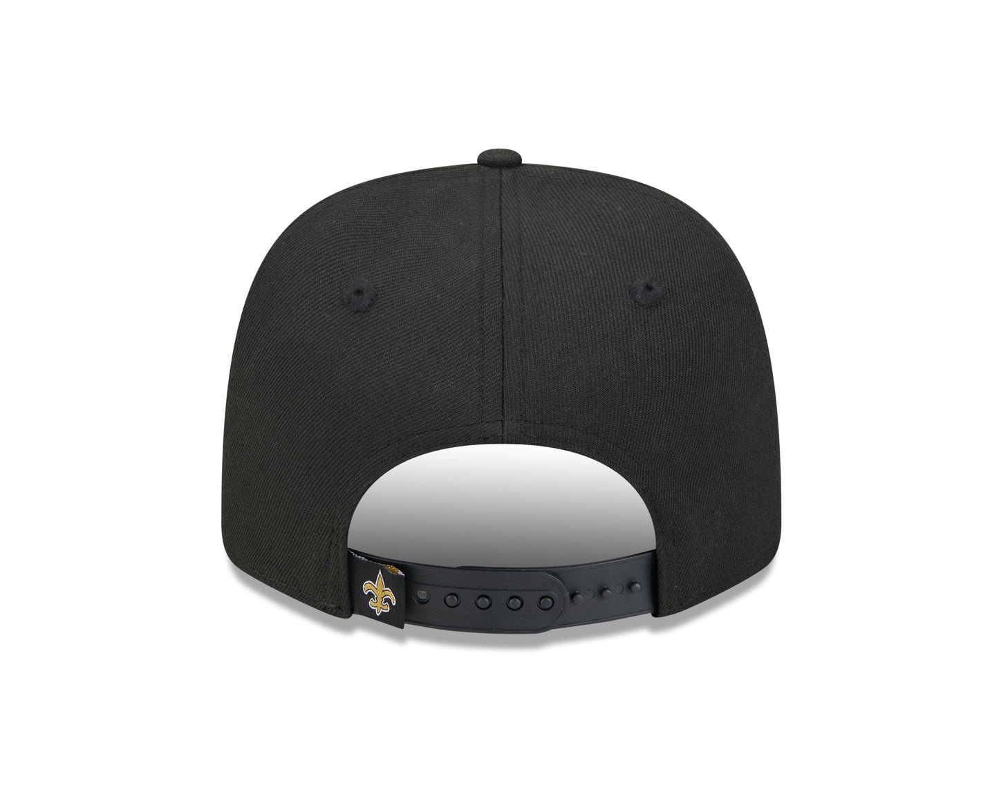 New Orleans Saints New Era Black 9SEVENTY Adjustable Hat