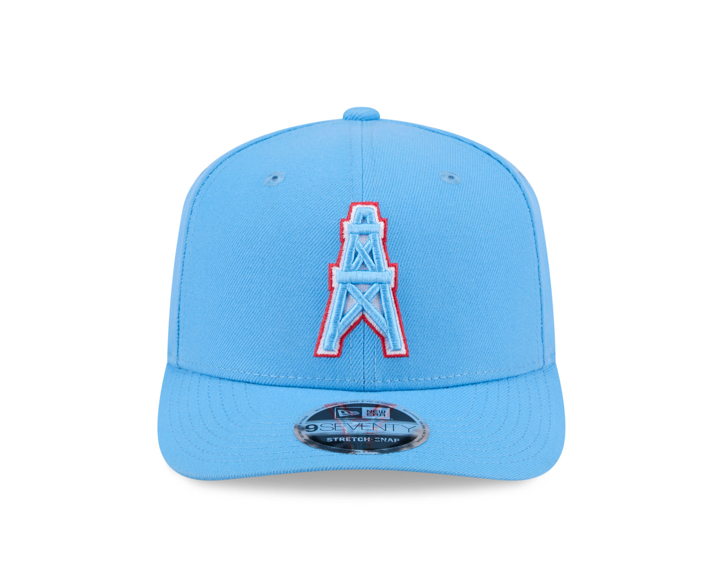 Houston Oilers New Era Sky Blue 9SEVENTY Adjustable Hat