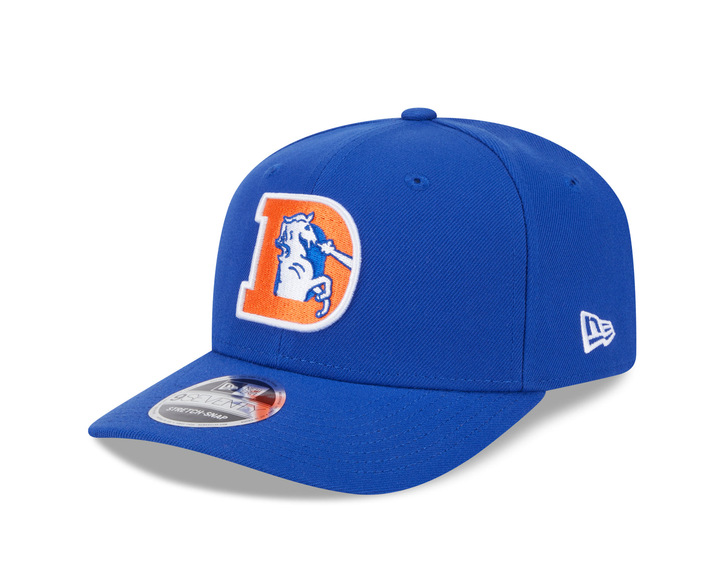 Denver Broncos New Era Throwback Blue 9SEVENTY Adjustable Hat