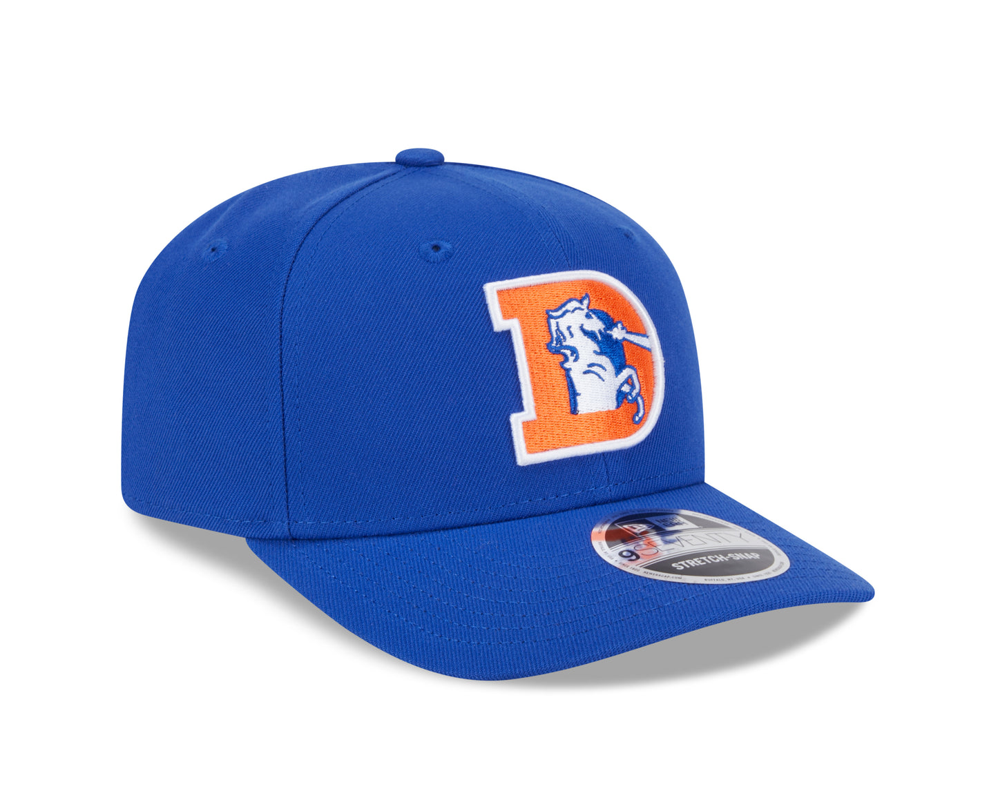 Denver Broncos New Era Throwback Blue 9SEVENTY Adjustable Hat