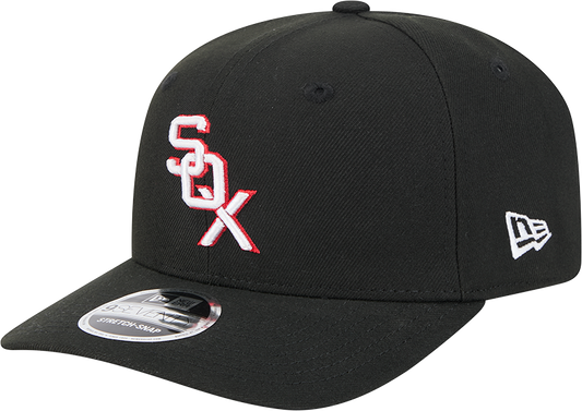 Chicago White Sox Cooperstown 59 New Era Black 9SEVENTY Adjustable Hat - Pro Jersey Sports
