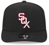Chicago White Sox Cooperstown 59 New Era Black 9SEVENTY Adjustable Hat - Pro Jersey Sports