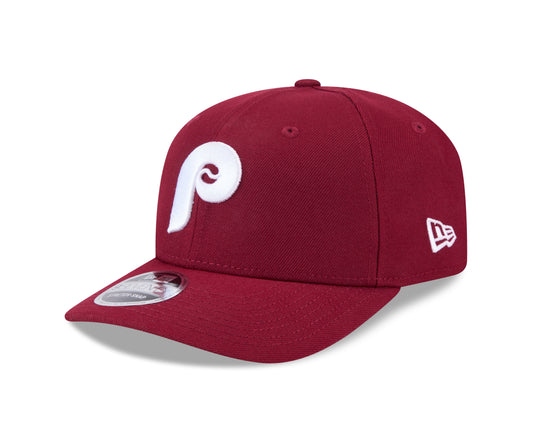 Philadelphia Phillies Cooperstown New Era 9SEVENTY Maroon Adjustable Cap