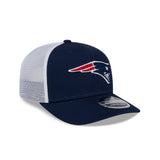 Men's New Era New England Patriots Navy/White Trucker 9SEVENTY Stretch-Snap Hat - Pro Jersey Sports