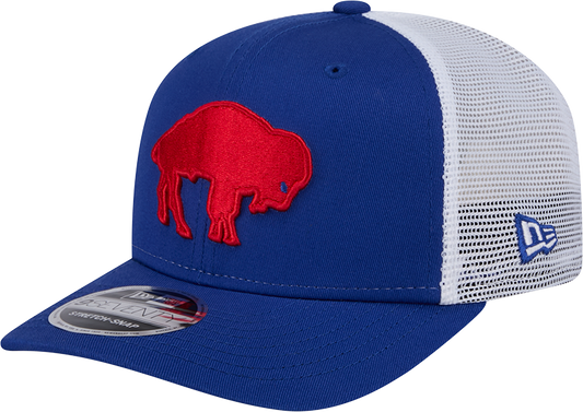 Buffalo Bills New Era Royal Throwback 9SEVENTY Trucker Adjustable Hat - Pro Jersey Sports