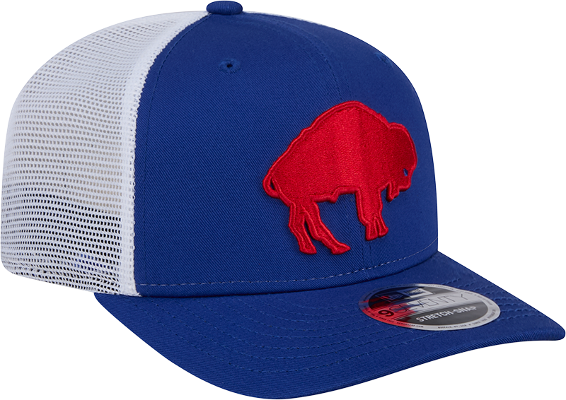 Buffalo Bills New Era Royal Throwback 9SEVENTY Trucker Adjustable Hat - Pro Jersey Sports