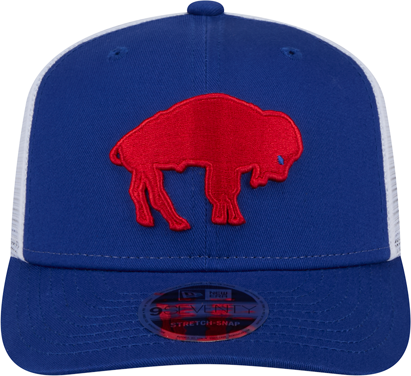 Buffalo Bills New Era Royal Throwback 9SEVENTY Trucker Adjustable Hat - Pro Jersey Sports