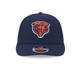 Men's Chicago Bears New Era Navy Primary Low Profile Trucker 9FIFTY Adjustable Hat - Pro Jersey Sports
