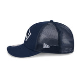 Men's New Era New England Patriots Navy Low Profile Trucker 9SEVENTY Hat - Pro Jersey Sports