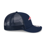 Men's New Era New England Patriots Navy Low Profile Trucker 9SEVENTY Hat - Pro Jersey Sports
