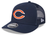 Men's Chicago Bears New Era Navy Low Profile Trucker 9FIFTY Adjustable Hat - Pro Jersey Sports