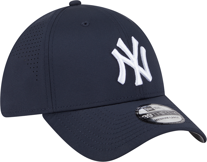MLB New York Yankees New Era Mid Perf 39THIRTY Flex Fit Hat - Navy