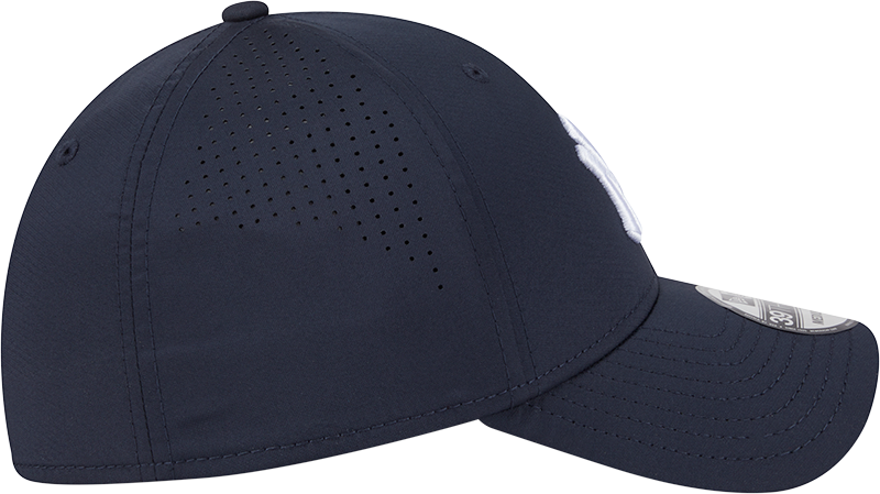 MLB New York Yankees New Era Mid Perf 39THIRTY Flex Fit Hat - Navy