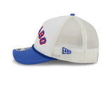 Chicago Cubs 2 Tone Chrome/Royal New Era 9FORTY M-Crown Trucker Adjustable Hat - Pro Jersey Sports