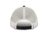 Chicago Bulls 2 Tone Chrome/Black New Era 9FORTY M-Crown Trucker Adjustable Hat - Pro Jersey Sports