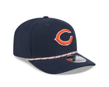 Chicago Bears New Era Navy Multi Rope 9SEVENTY Stretch Snap Adjustable Hat - Pro Jersey Sports