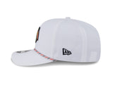 Chicago Blackhawks New Era White Multi Rope 9SEVENTY Stretch Snap Adjustable Hat - Pro Jersey Sports