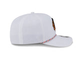 Chicago Blackhawks New Era White Multi Rope 9SEVENTY Stretch Snap Adjustable Hat - Pro Jersey Sports