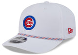 Chicago Cubs New Era White Bullseye Multi Rope 9SEVENTY Stretch Snap Adjustable Hat - Pro Jersey Sports