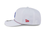 Chicago Cubs New Era White Bullseye Multi Rope 9SEVENTY Stretch Snap Adjustable Hat - Pro Jersey Sports