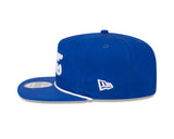 Chicago Cubs New Era Blue Team Text The Golfer Snapback Hat - Pro Jersey Sports