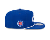 Chicago Cubs New Era Blue Team Text The Golfer Snapback Hat - Pro Jersey Sports