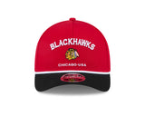 Chicago Blackhawks New Era Rope M-Crown 9FORTY Adjustable Hat - Pro Jersey Sports