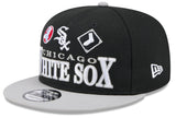 Chicago White Sox New Era 2 Tone Black/Gray Archive 9FIFTY Snapback Hat - Pro Jersey Sports
