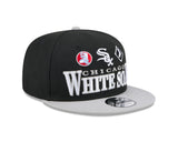 Chicago White Sox New Era 2 Tone Black/Gray Archive 9FIFTY Snapback Hat - Pro Jersey Sports