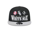 Chicago White Sox New Era 2 Tone Black/Gray Archive 9FIFTY Snapback Hat - Pro Jersey Sports
