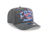 Chicago Cubs New Era Gray Washed 9FIFTY A-Frame Snapback Hat - Pro Jersey Sports