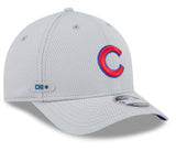 Chicago Cubs New Era Gray Clubhouse M-Crown 9FORTY Adjustable Hat - Pro Jersey Sports