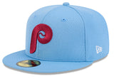 Philadelphia Phillies New Era Blue Alternate 2025 Clubhouse 59FIFTY Fitted Hat - Pro Jersey Sports