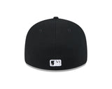 Chicago White Sox New Era Black 2025 Clubhouse Alternate 59FIFTY Low Profile Fitted Hat - Pro Jersey Sports