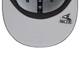Chicago White Sox New Era Black 2025 Clubhouse Alternate 9FIFTY Snapback Adjustable Hat - Pro Jersey Sports