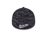 Chicago White Sox Black 2025 Clubhouse Alternate New Era 39THIRTY Flex Hat - Pro Jersey Sports