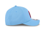 Philadelphia Phillies New Era Blue 2025 Clubhouse Alternate M-Crown 9FORTY Adjustable Hat - Pro Jersey Sports