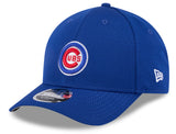 Chicago Cubs New Era Blue 2025 Clubhouse Bullseye Alternate M-Crown 9FORTY Adjustable Hat - Pro Jersey Sports